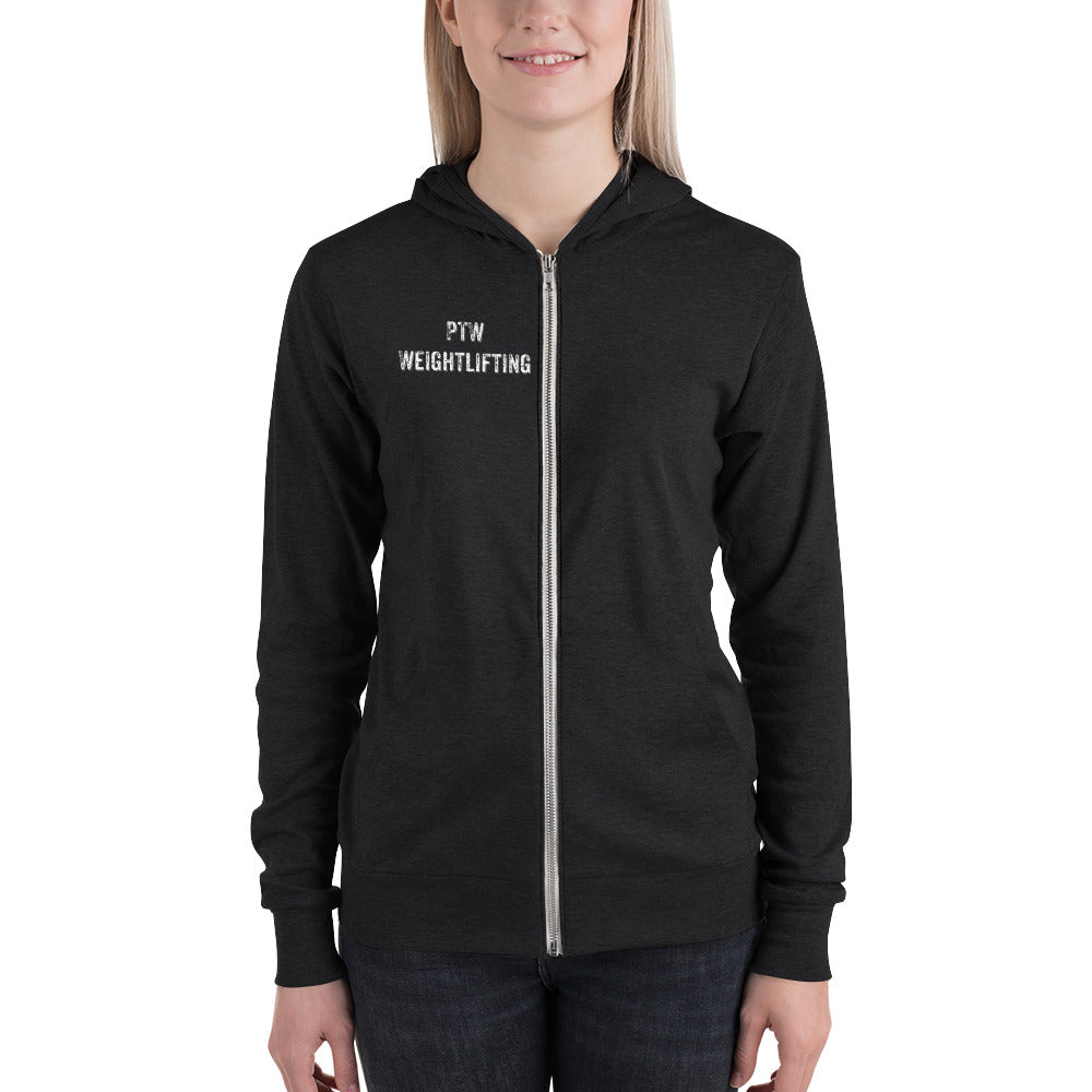 Unisex zip hoodie